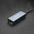 Kabel adapter Qoltec USB-C na RJ45 Ethernet | 1000Mb/s | Aluminiowa obudowa - 2040055