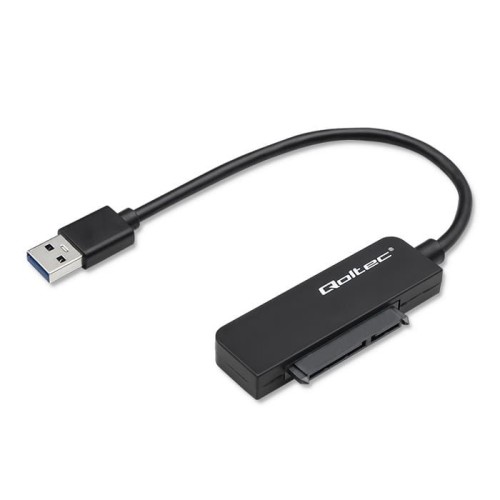 Kabel adapter Qoltec SATA | Przejściówka na dysk SSD HDD 2.5" | USB 3.0 | Super speed 5Gb/s | 2TB - 1896036