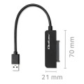 Kabel adapter Qoltec SATA | Przejściówka na dysk SSD HDD 2.5" | USB 3.0 | Super speed 5Gb/s | 2TB - 2040040