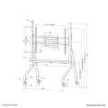 TV SET ACC FLOOR STAND 55-86"/FL50-525WH1 NEOMOUNTS - 2181796