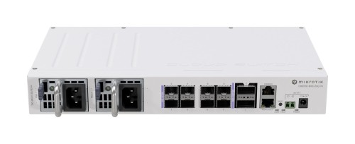 Switch zarządzalny MikroTik CRS510-8XS-2XQ-IN 2xQSFP28 8xSFP28 1x1GbE PoE - 2175964