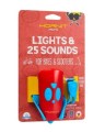 Lampka rowerowa z klaksonem HORNIT Mini BLUE - RED 5353BURE - 1200635