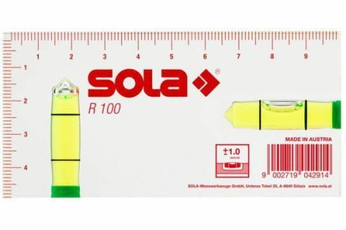SOLA POZIOMNICA R 100 GREEN AKRYLOWA - 2183306