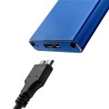 Obudowa/kieszeń Qoltec na dysk M.2 SSD | SATA | NGFF | USB 3.0 | Super speed 5Gb/s | 2TB | Niebieski - 2294435