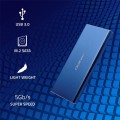 Obudowa/kieszeń Qoltec na dysk M.2 SSD | SATA | NGFF | USB 3.0 | Super speed 5Gb/s | 2TB | Niebieski - 2294433