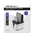 Stacja dokująca Qoltec do dysków HDD SSD 2.5" 3.5" | SATA III | USB 3.0 | Super speed 5Gb/s | z funkcją klonowania offline - 2294493