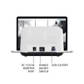 Stacja dokująca Qoltec do dysków HDD SSD 2.5" 3.5" | SATA III | USB 3.0 | Super speed 5Gb/s | z funkcją klonowania offline - 2294489