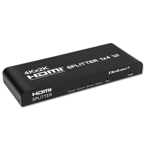 Rozdzielacz aktywny Qoltec Splitter 4 x HDMI 4K x 2K | 3.4Gb/s - 2294938