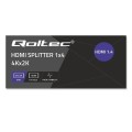 Rozdzielacz aktywny Qoltec Splitter 4 x HDMI 4K x 2K | 3.4Gb/s - 2294937