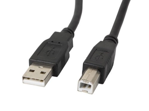 Kabel USB 2.0 Lanberg AM-BM 5m czarny - 910046