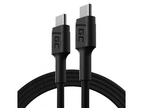 GREEN CELL Cable GC PowerStream USB-C - USB-C 120cm Power Delivery 60W 480 Mbps Ultra Charge QC 3.0 - 2260044