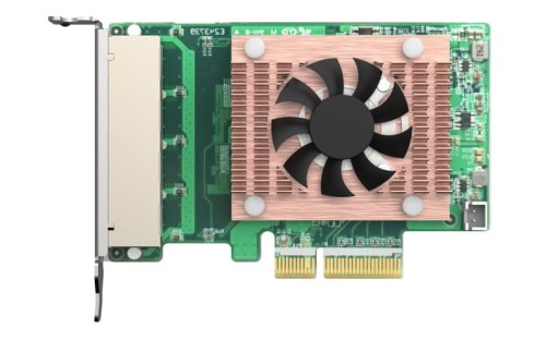 Qnap QXG-2G4T-I225, 4x 2.5GbE, PCIe Gen2 x1, Low-profile - 2295330