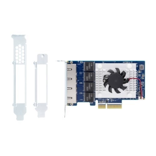 Qnap QXG-5G4T-111C, 4x 5GbE, PCIe Gen3 x1, Low-profile /Full-height - 2295341