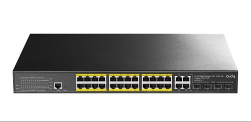 Switch zarządzalny Cudy GS2028PS4-400W 24x10/100/1000Mbps PoE+ 400W 4xSFP/TP Combo - 2294988