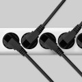 Listwa antyprzepięciowa Qoltec | 6 gniazd | 2 x USB | 1.8m | Biało - szara - 2295537