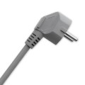 Listwa antyprzepięciowa Qoltec | 6 gniazd | 2 x USB | 1.8m | Biało - szara - 2295541