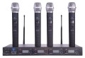 Mikrofon PLL-400 UHF 4 kanały (4 mikrofony do ręki) - 1923427