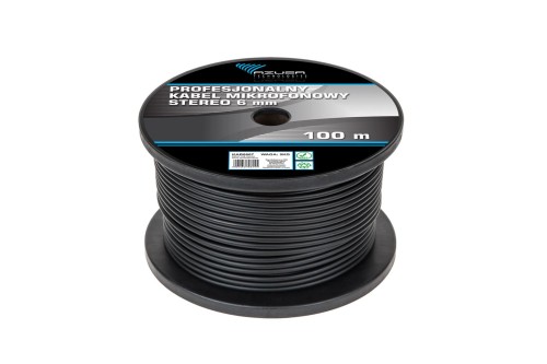 Kabel mikrofonowy stereo 6mm profesjonalny - 1898226