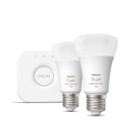 Zestaw startowy Philips Hue HueWCA 2 szt., mostek | E27 | 11 W | Światło białe i kolorowe, 2000K-6500K +16 milionów kolorów | Bluetooth i Zigbee - 2296409