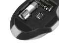 Mysz bezprzewodowa Natec Blackbird 2 optyczna NANO 2.4GHz czarna z cichym klikiem - 1067030