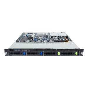 Platforma Gigabyte Rack (1U) R133-X10-AAA2 Intel E-24XX (2x 3,5" NVMe/SATA + 2x3,5" SATA HS, 1xM.2, 2x1Gbe, IPMI, 1+1 550W)