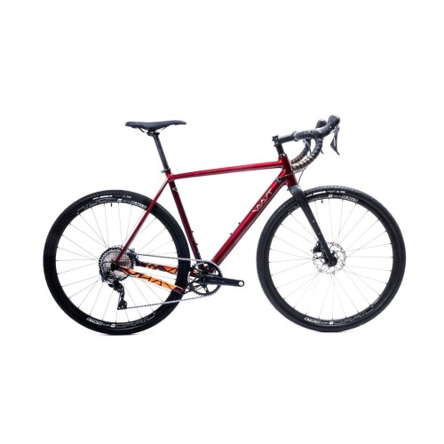 Rower gravel VAAST 700C APEX GRX 52cm S Gloss Berry Red - 1484206