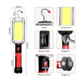 Lampa warsztatowa magnetyczna COB Maclean MCE307 2x1200mAh 700lm USB Typ-C/Micro USB - 1615985