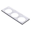 Fibaro Ramka ozdobna potrójna antra FG-Wx-PP-0004-8 - 2300393