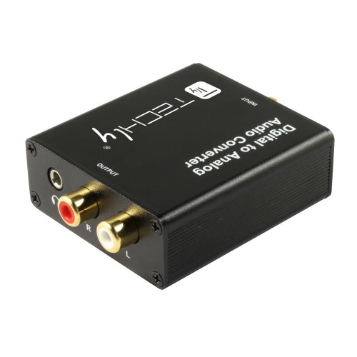 Konwerter/Przetwornik Techly DAC Toslink Coaxial do Analog RCA L/R i 3.5mm - 2247227