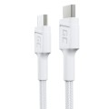 Green Cell PowerStream - Kabel Przewód USB-C - USB-C 30 cm Power Delivery 60W, QC 3.0 (biały) - 2210698