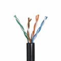 Kabel UTP A-LAN drut, zewnętrzny suchy, 100% miedź KIU5OUTS305Q (UTP; 305m; kat. 5e; kolor czarny) - 910320