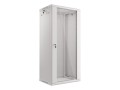Szafa instalacyjna Rack wisząca 19" 27U 600x450 szara Lanberg (flat pack) - 2035541