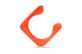 Uchwyt do roweru HORNIT CLUG MTB XL White/Orange XWO2589 - 1198882
