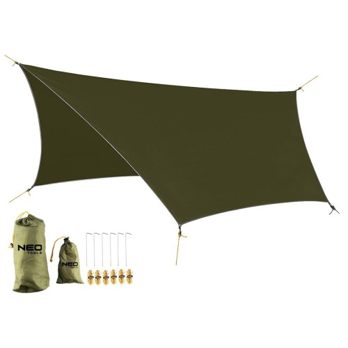 Tarp wodoodporny 360 x 290 cm 210T PU3000 - 2216978