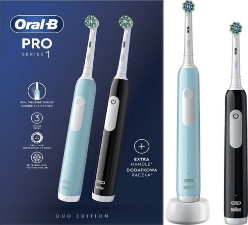 Szczoteczka elektryczna Oral-B Pro1 Duo Pack - 2299729
