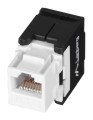 Moduł Keystone Lanberg gniazdo RJ45 -> LSA beznarzędziowy UTP kat.5e 180° do puszki montażowej - 2302236