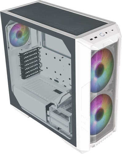 Obudowa Cooler Master HAF 500 ATX Midi Tower z oknem bez PSU wentylator LED ARGB - 2214680