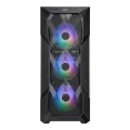 Obudowa Cooler Master Masterbox TDF500V2 Mesh ARGB Midi Tower z oknem + kontroler czarna - 2061222