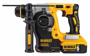 Młotowiertarka DEWALT DCH273P2 młot udarowo-obrotowy SDS-Plus 2,1J 400W 2x 18V 5Ah Czarny, Żółty