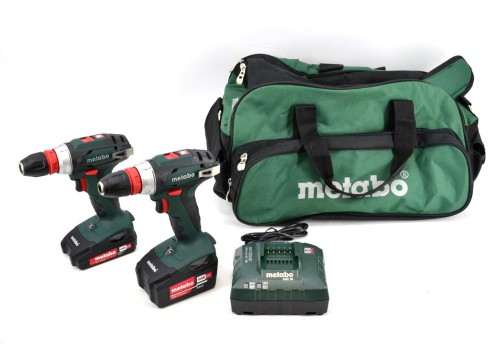 METABO.ZESTAW WKRĘTAREK 2xBS18Q 1x2,0 Ah 1x4,0 Ah +TORBA - 1949370
