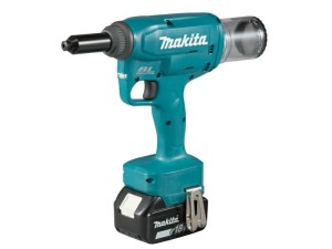 Makita DRV150RFJ narzędzie do nitów mechanicznych Czarny, Niebieski 2.4,4.8 mm 10 kN