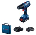 BOSCH WIARTARKO-WKRĘTARKA 18V 54/21Nm 2x2,0Ah WALIZKA GSR 180-LI - 1918617