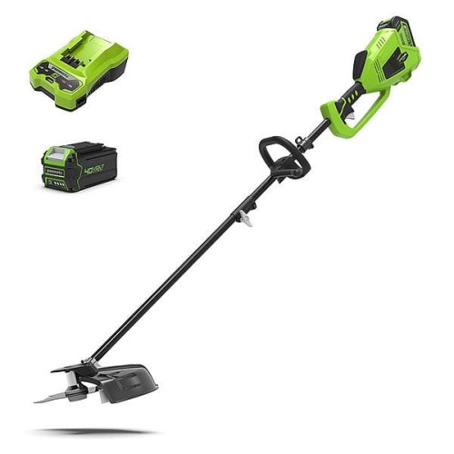 40V Kosa/Podkaszarka GREENWORKS GD40BCK4 - Zestaw ładowarka + akumulator 4Ah - 1301507UB - 1899373
