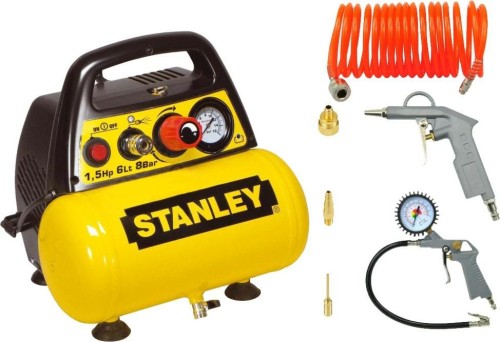 Kompresor bezolejowy 6L+Zestaw pneumatyczny STANLEY - 2201368