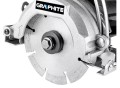 Przecinarka do gresu i kamienia 1400W Graphite tarcza 125mm - 1737226