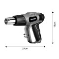 Opalarka 2000W, zakres temperatur:I: 50oC, II: 50-550oC, III: 50-550oC,walizka - 2193313