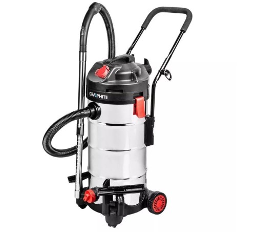 Odkurzacz warsztatowy 1500W Graphite zbiornik 40L - 1737050