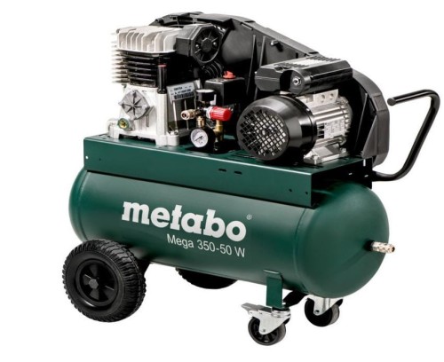 METABO.KOMPRESOR MEGA 350-50 W 230V 50L 10BAR 250L/MIN OLEJOWY - 2280970