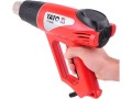 Yato YT-82288 opalarka Pistolet na gorące powietrze 500 l/min 550 °C 2000 W Czarny, Czerwony - 2261651