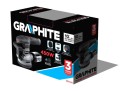 Szlifierka mimośrodowa 450W Graphite tarcza 125/150mm z walizką - 1737307